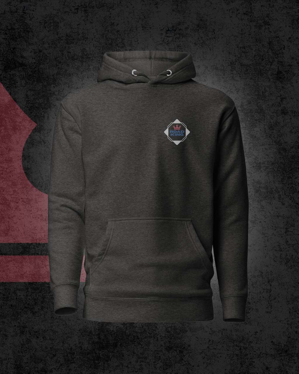 Road King original hoodie - Heather Grijs