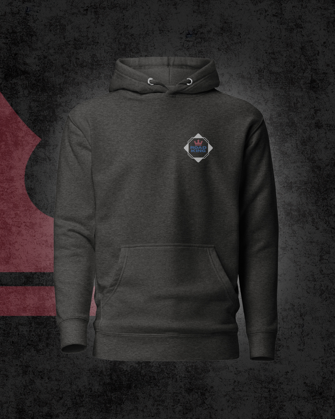 Road King original hoodie - Heather Grijs