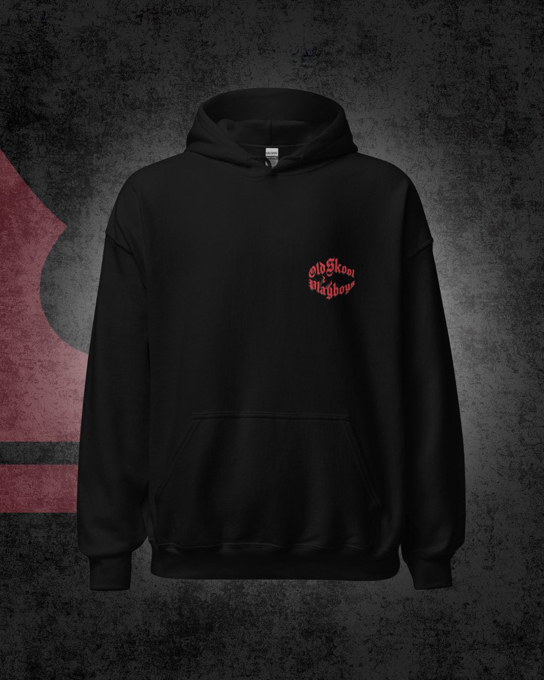 OldSkool Playboys Three Spoke Oversized Hoodie