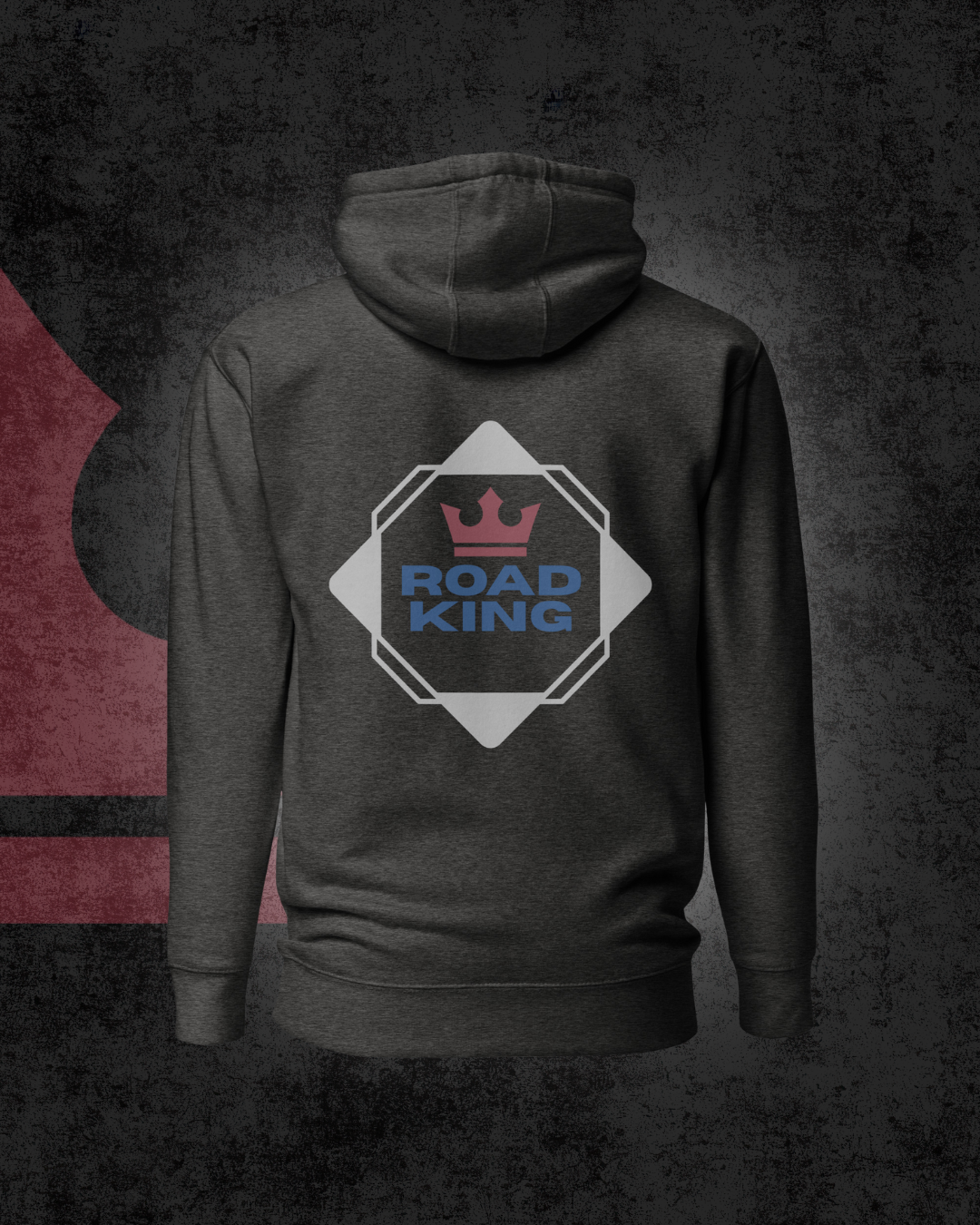 Road King original hoodie - Heather Grijs