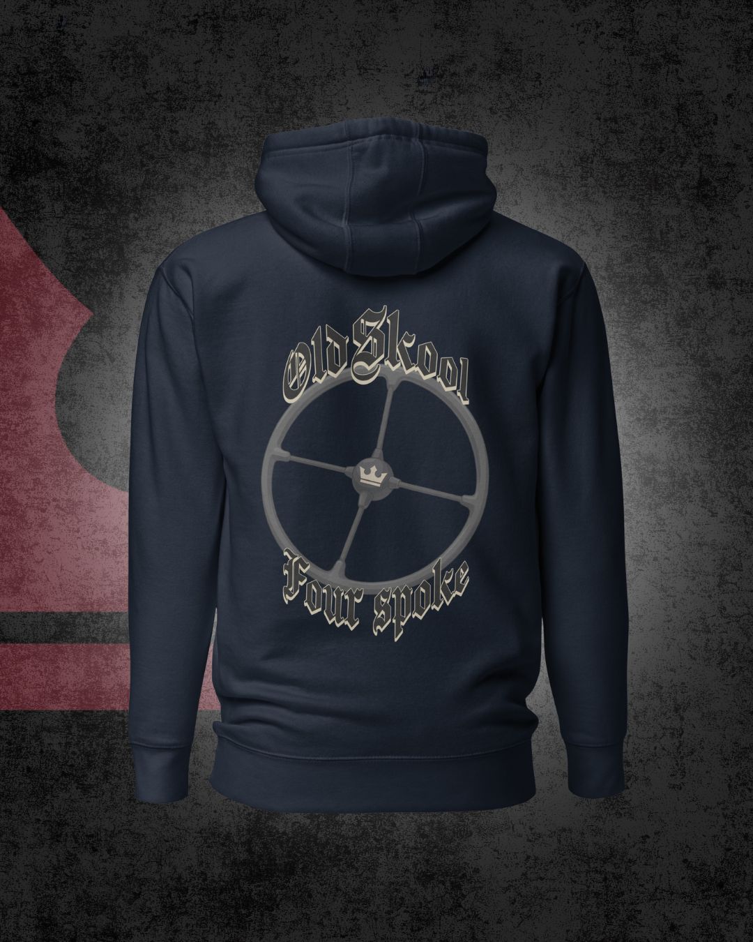 Old School Four Spoke Hoodie