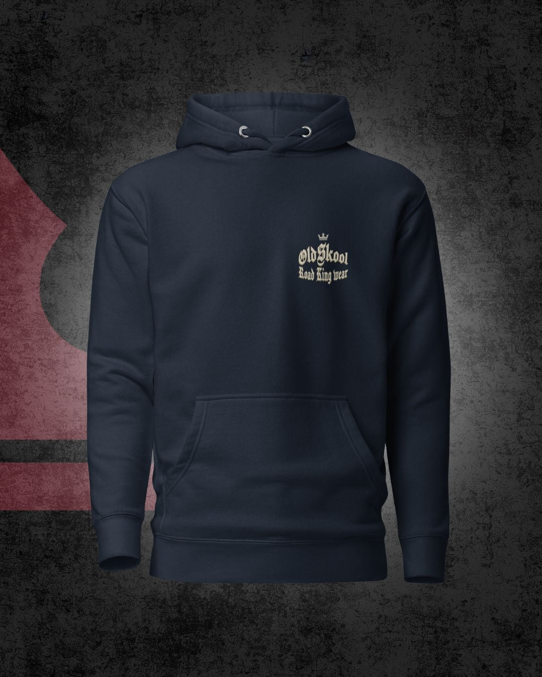 Old School Dreispeichen-Hoodie