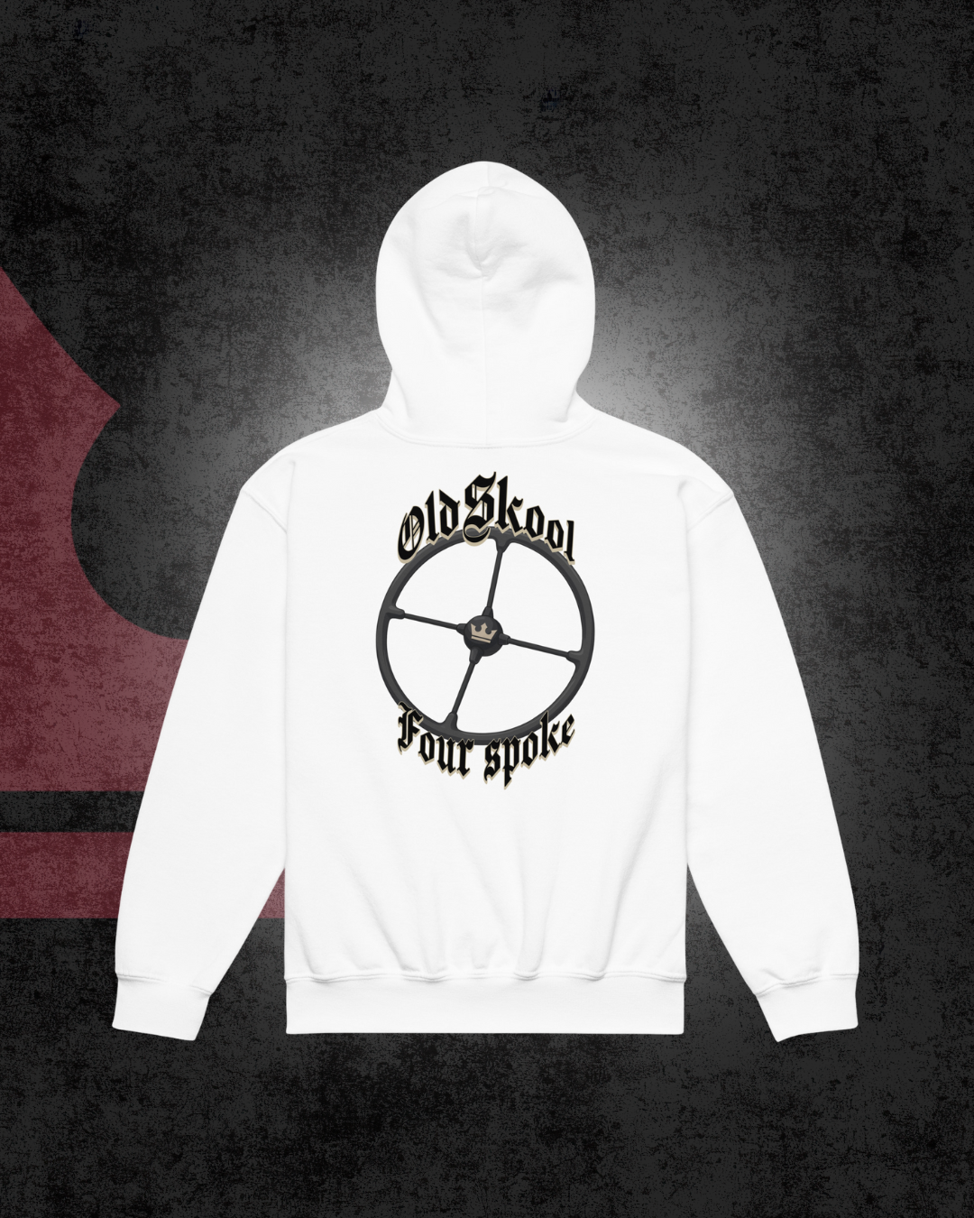 OldSkool Four spoke jeugd Hoodie