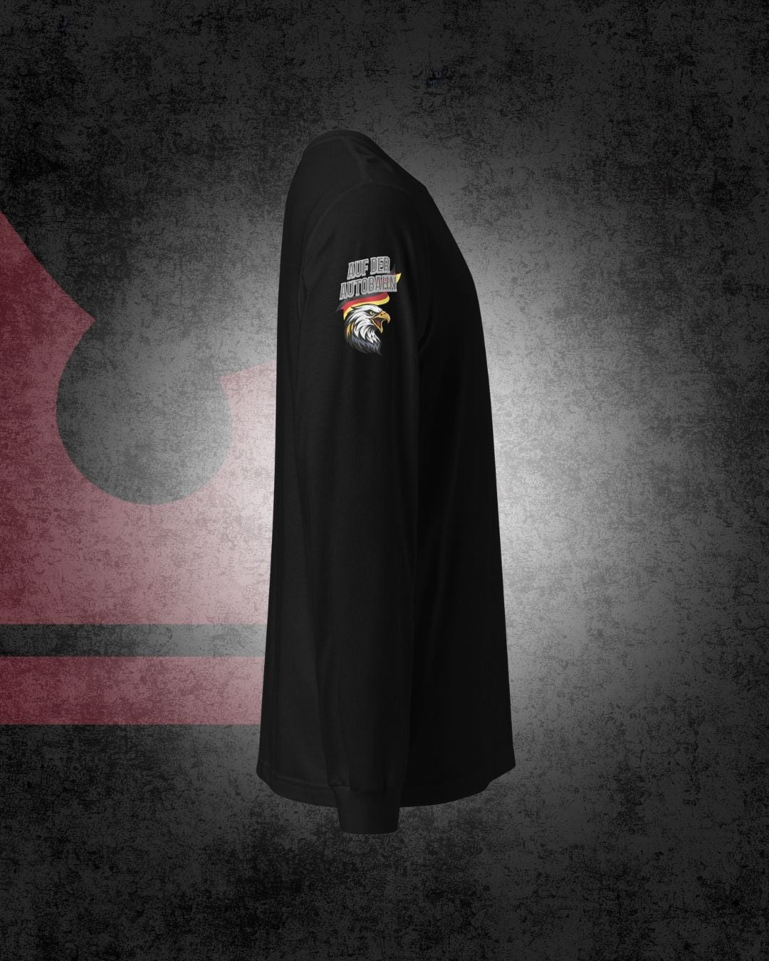 Langarmshirt mit deutschem Fahrermotiv