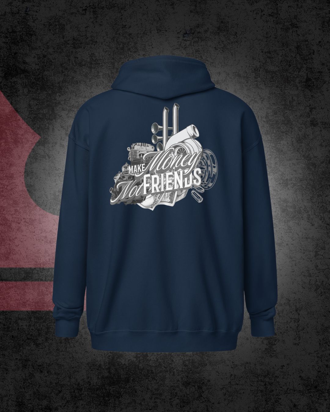 Verdiene Geld, nicht Freunde (Weste)