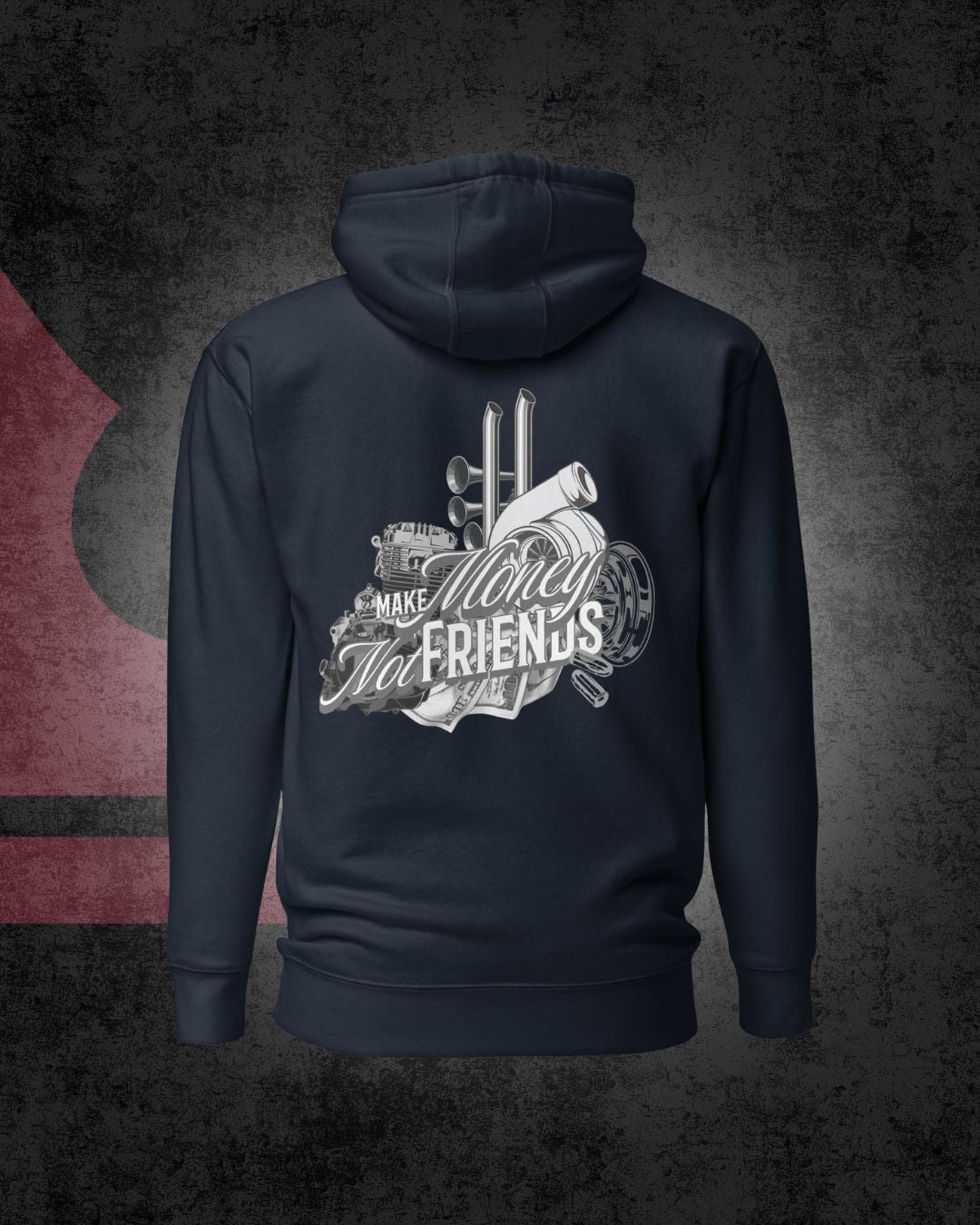 Make Money Not Friends hoodie