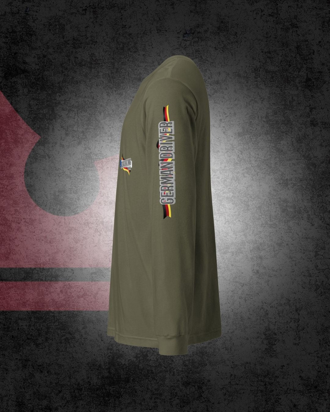 Langarmshirt mit deutschem Fahrermotiv