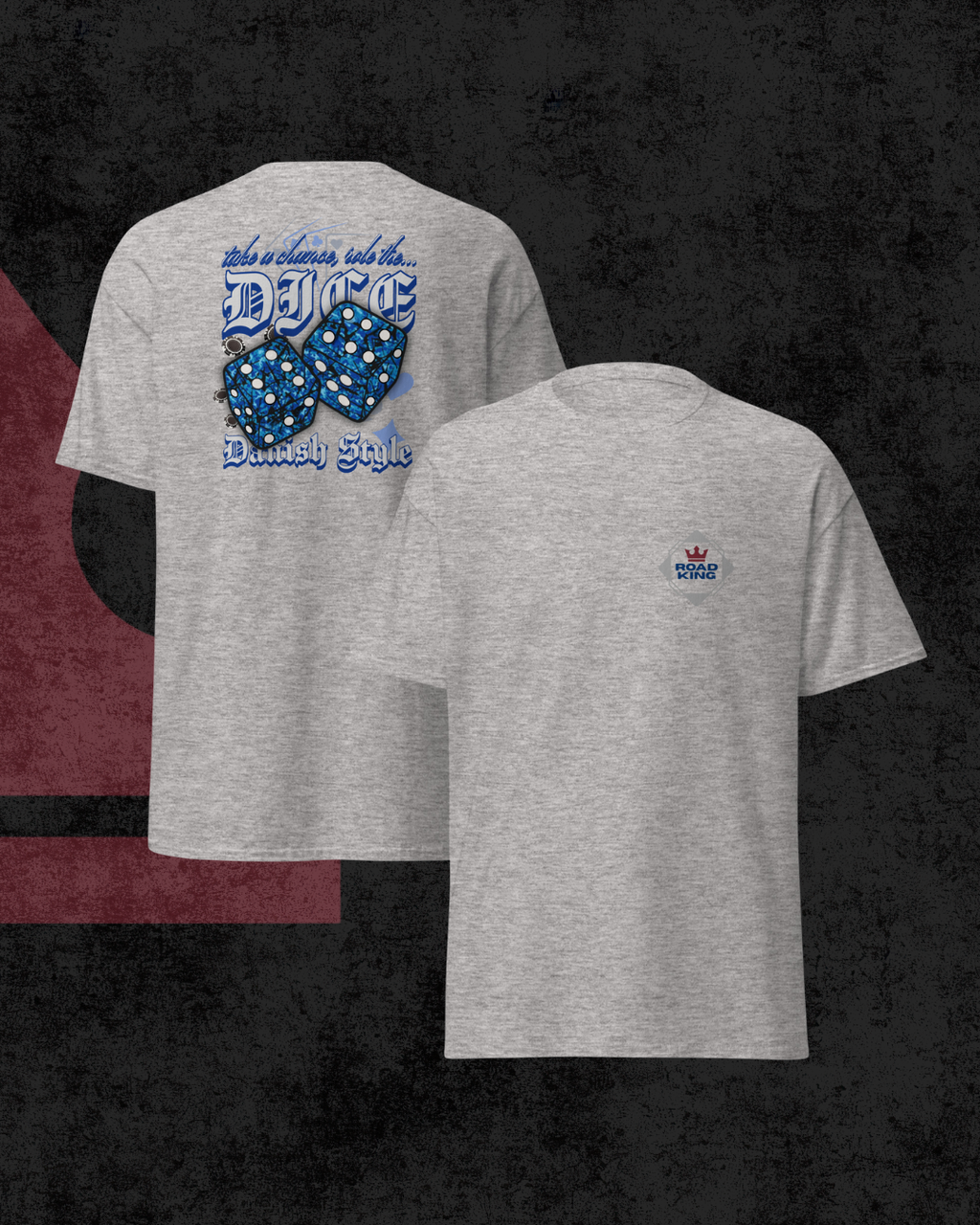 Danish Dice T-shirt blue