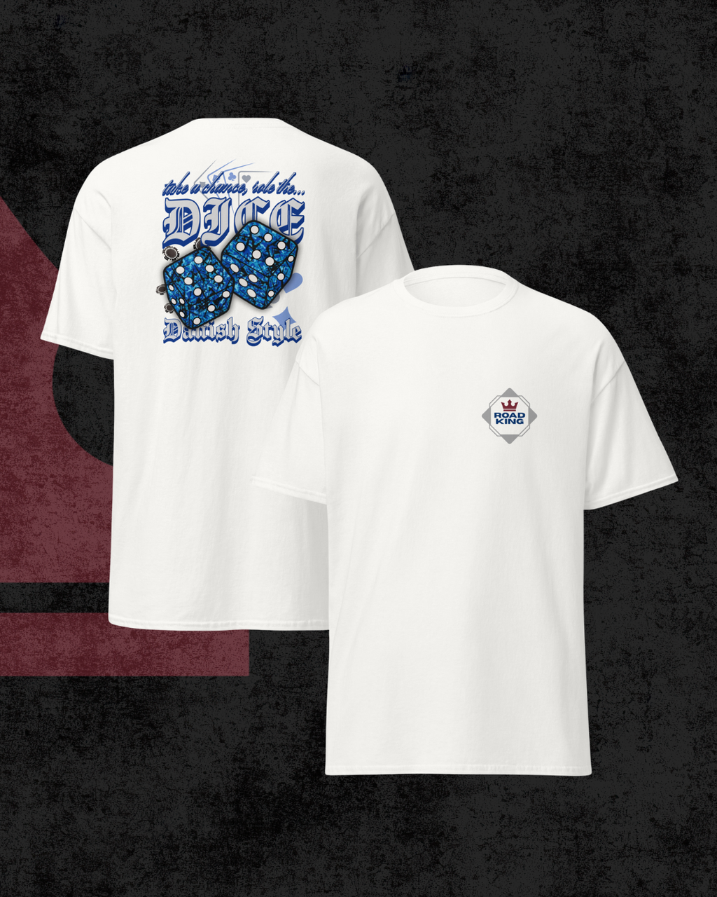 Danish Dice T-shirt blue