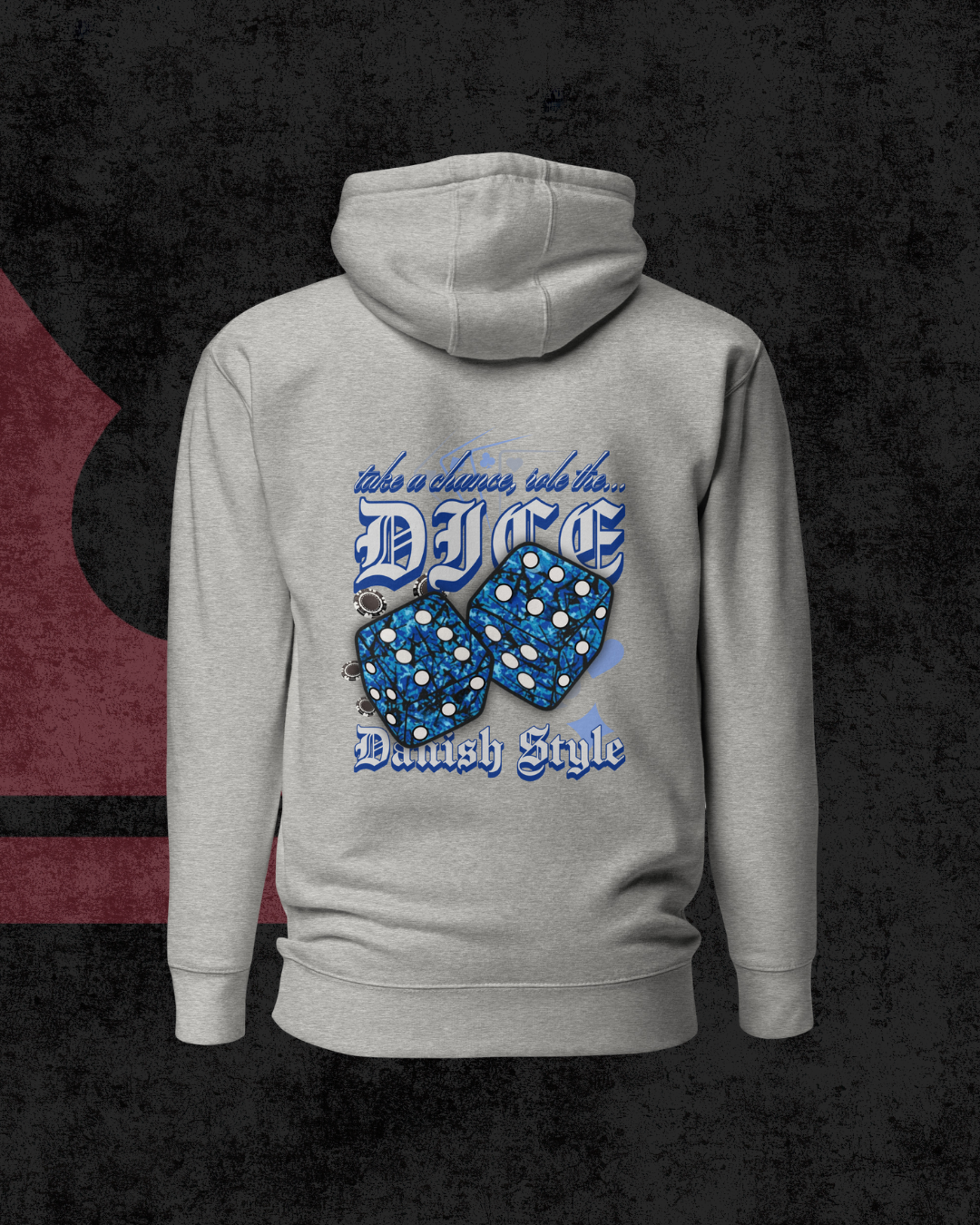 Danish Dice Hoodie blue