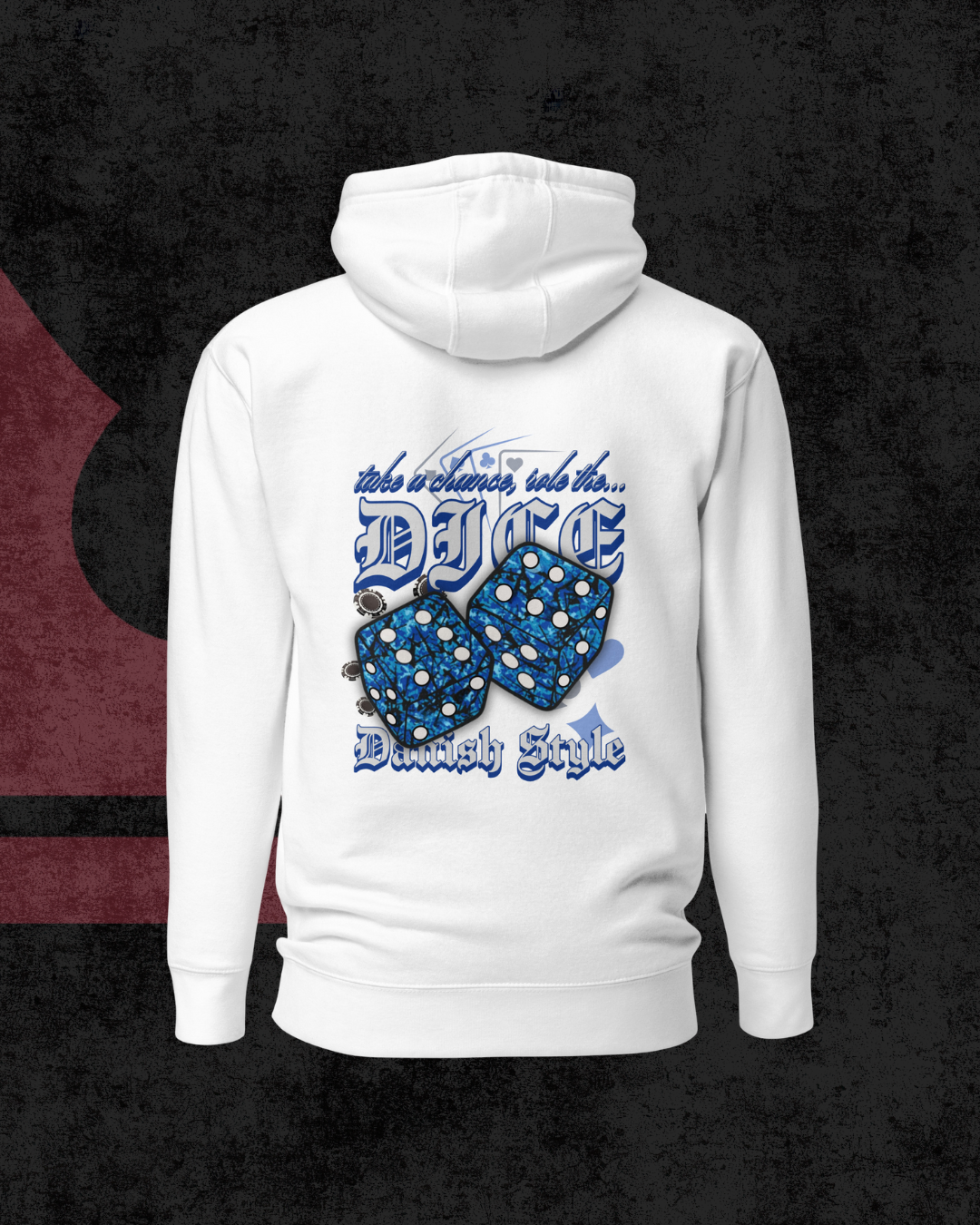 Danish Dice Hoodie blue