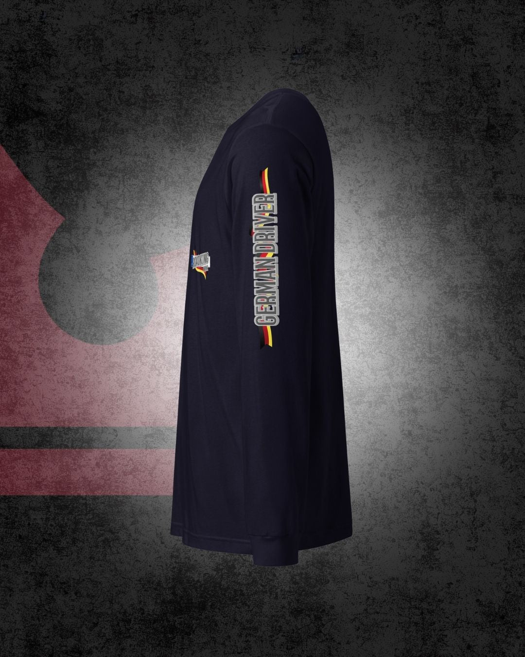 Langarmshirt mit deutschem Fahrermotiv