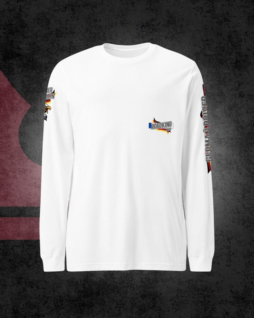 Langarmshirt mit deutschem Fahrermotiv