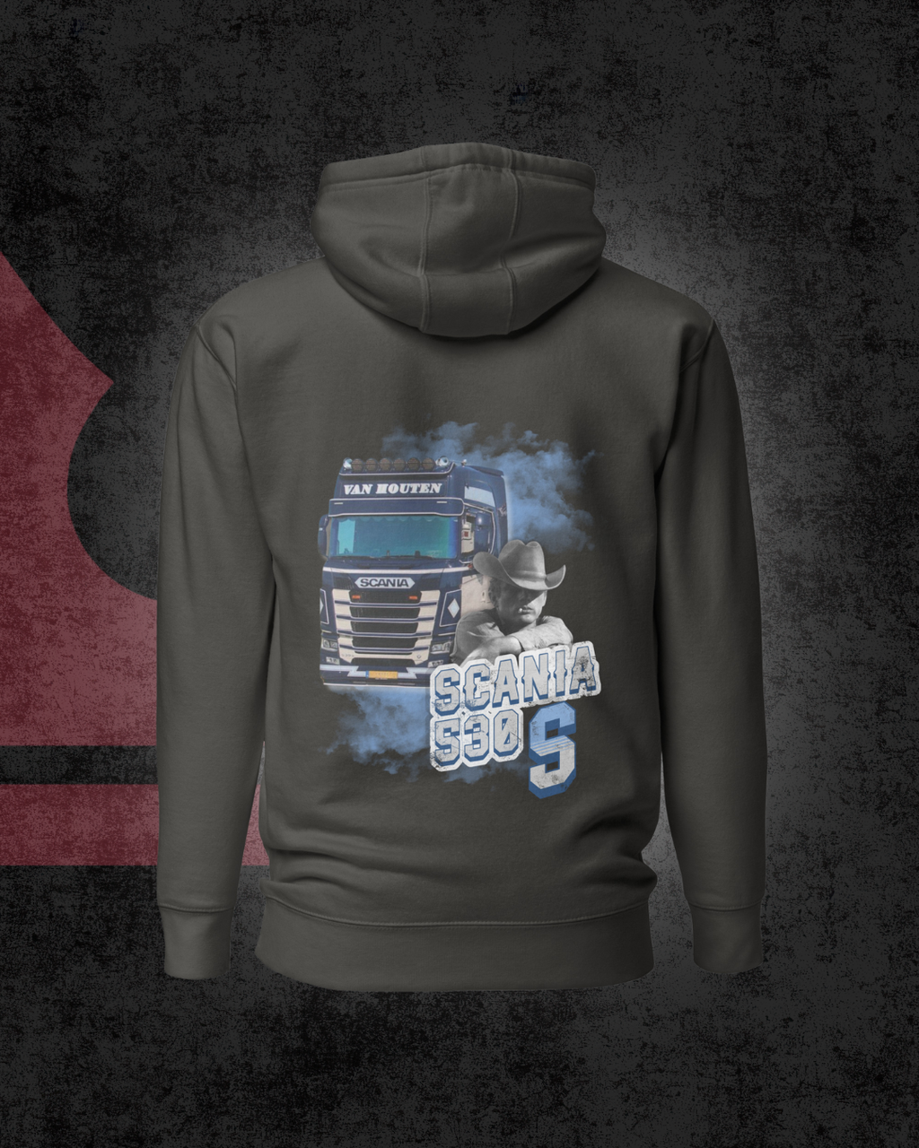 Scania S530 ‘Van Houten’ Edition Hoodie - Donker grijs
