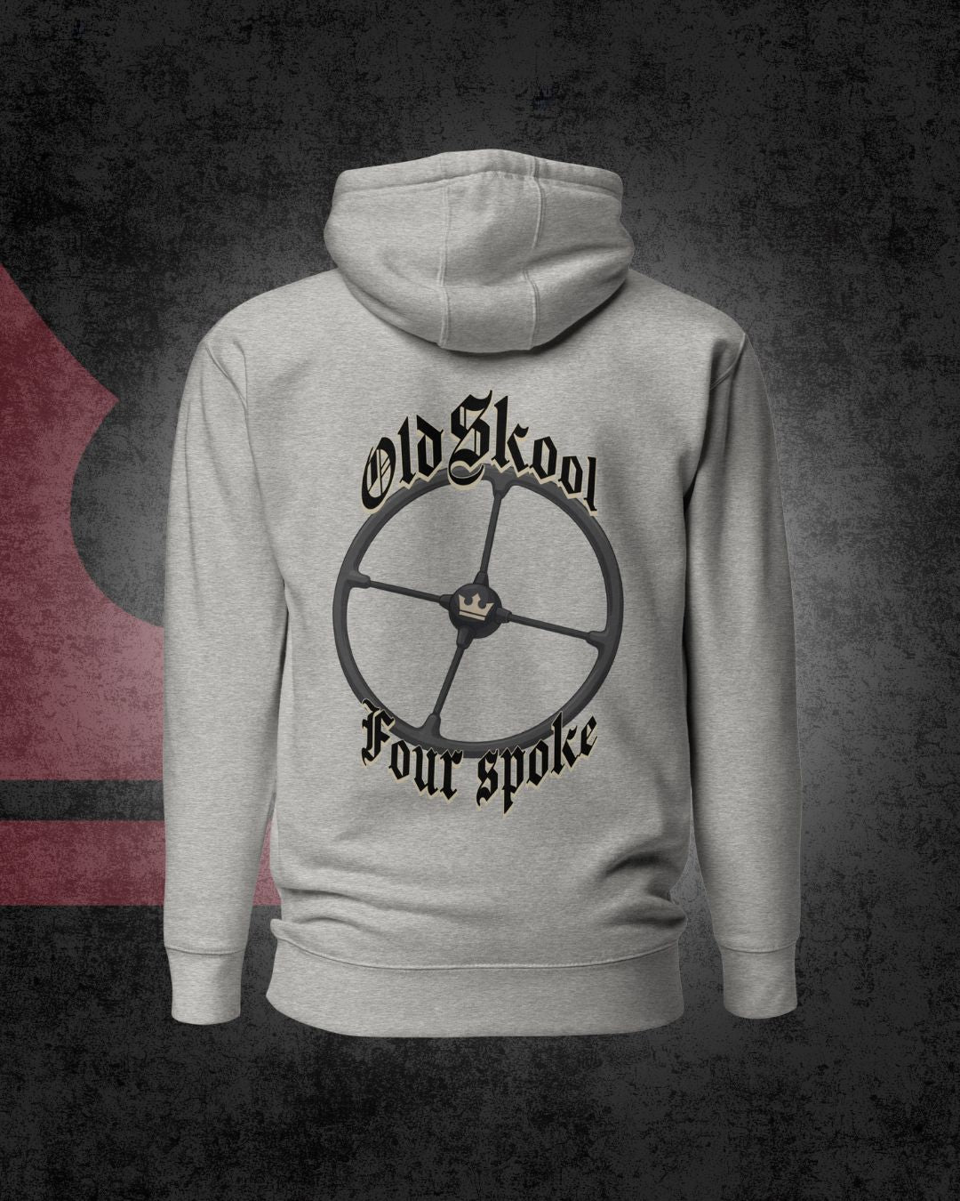 Old School Four Spoke Hoodie