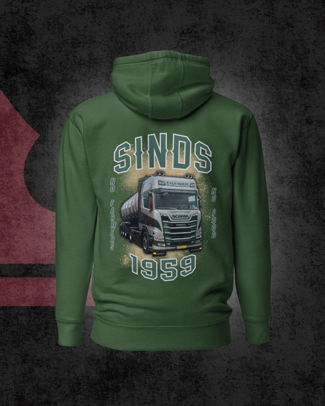 Van Triest 1959 edition hoodie - groen