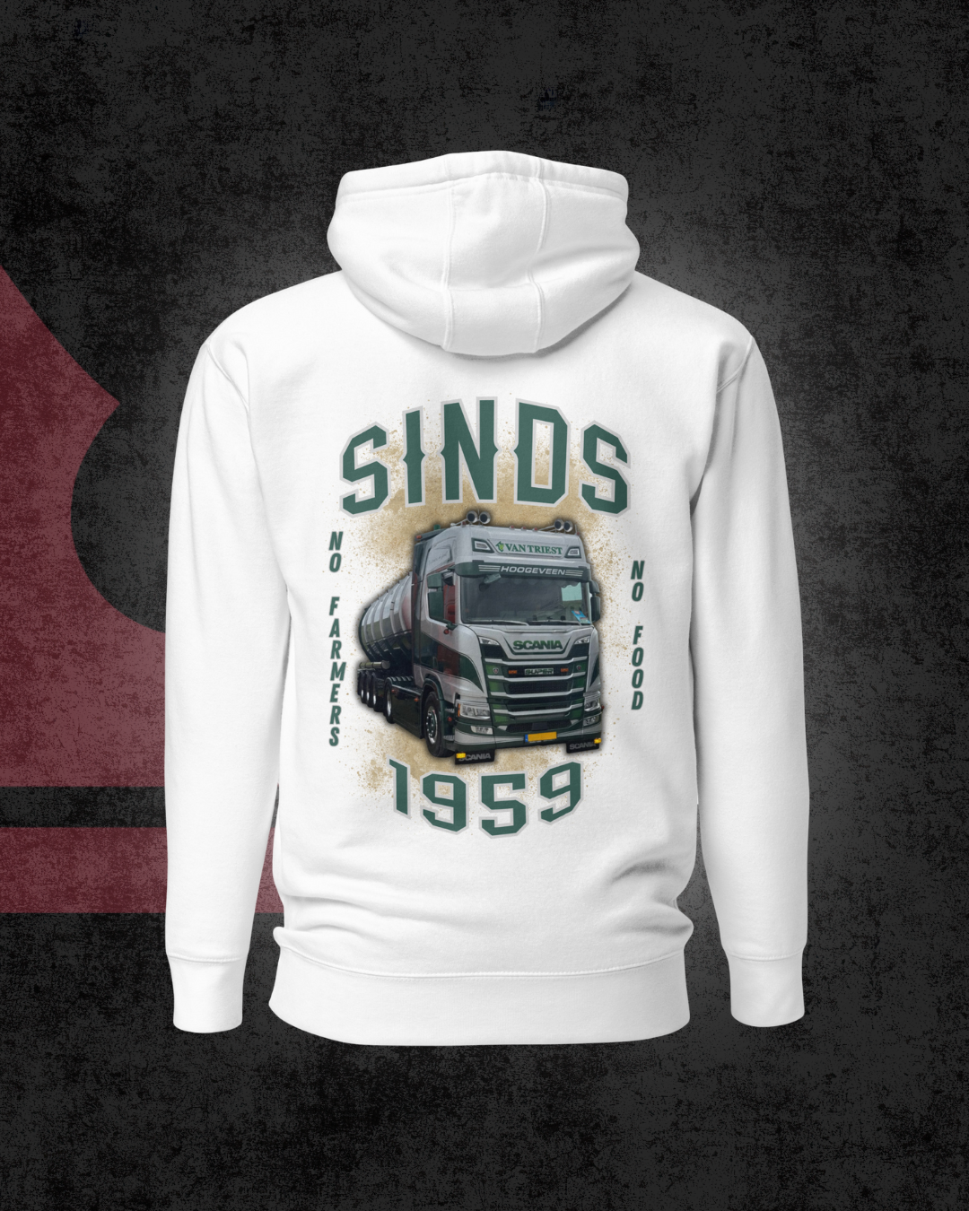 Van Triest 1959 edition hoodie - wit