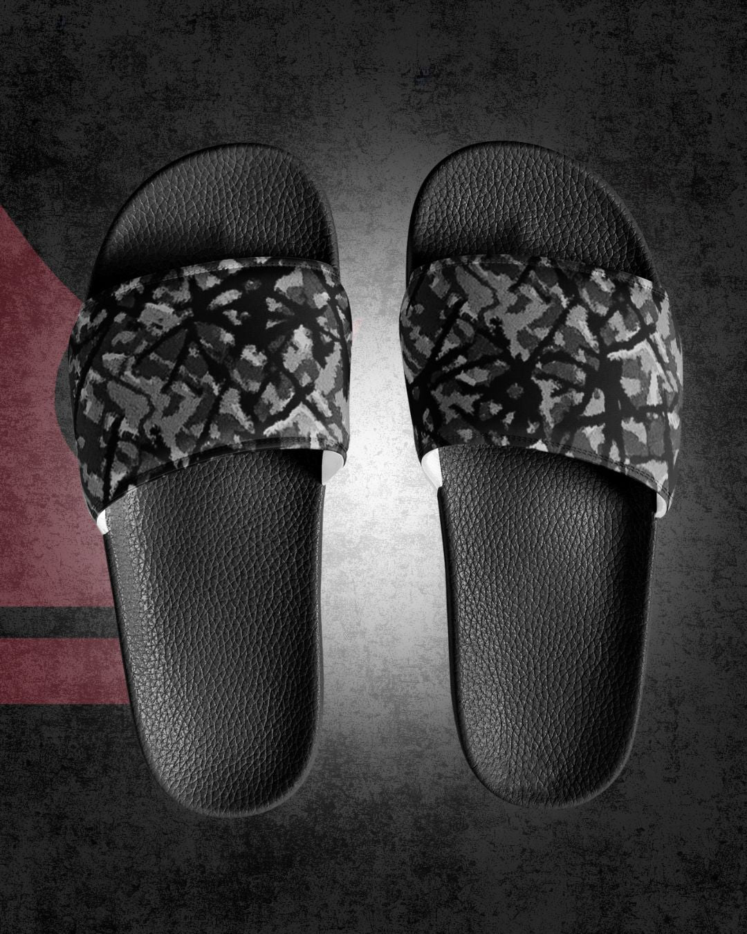 Danish pluche slides - Grey