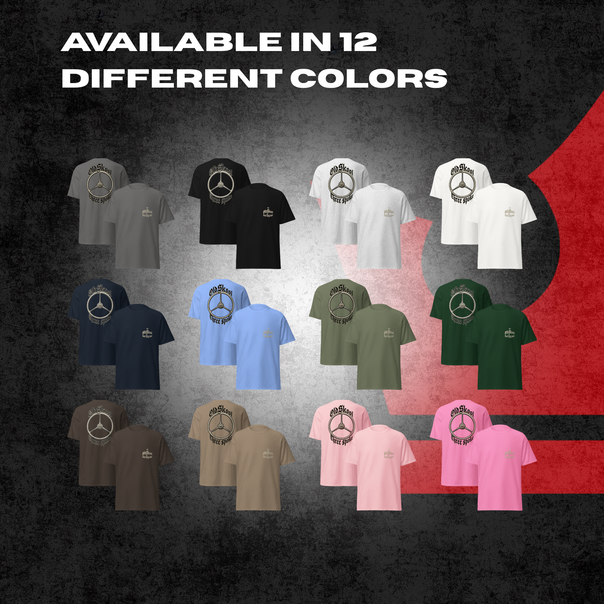 OldSkool Three Spoke T-Shirt