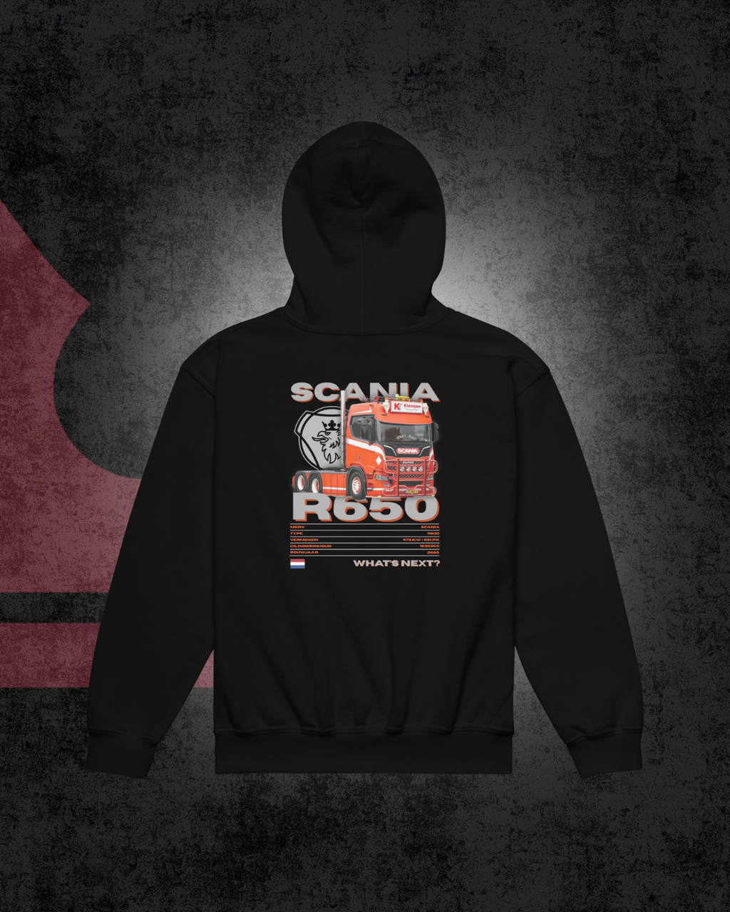 Kleinjan custom jeugd hoodie 0001