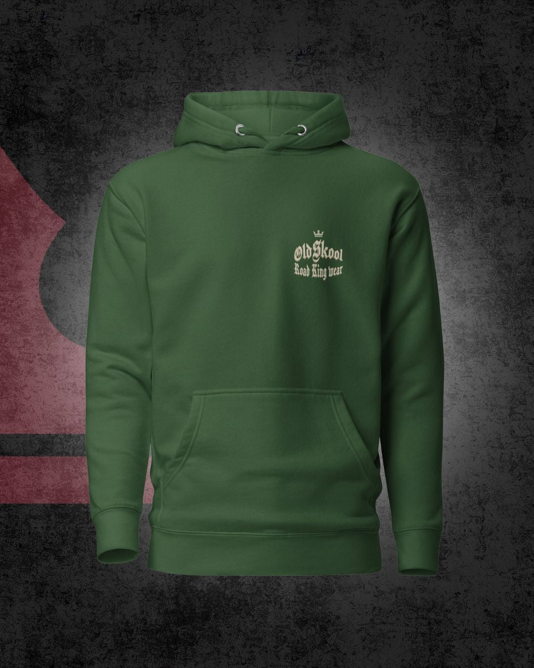 Old School Dreispeichen-Hoodie