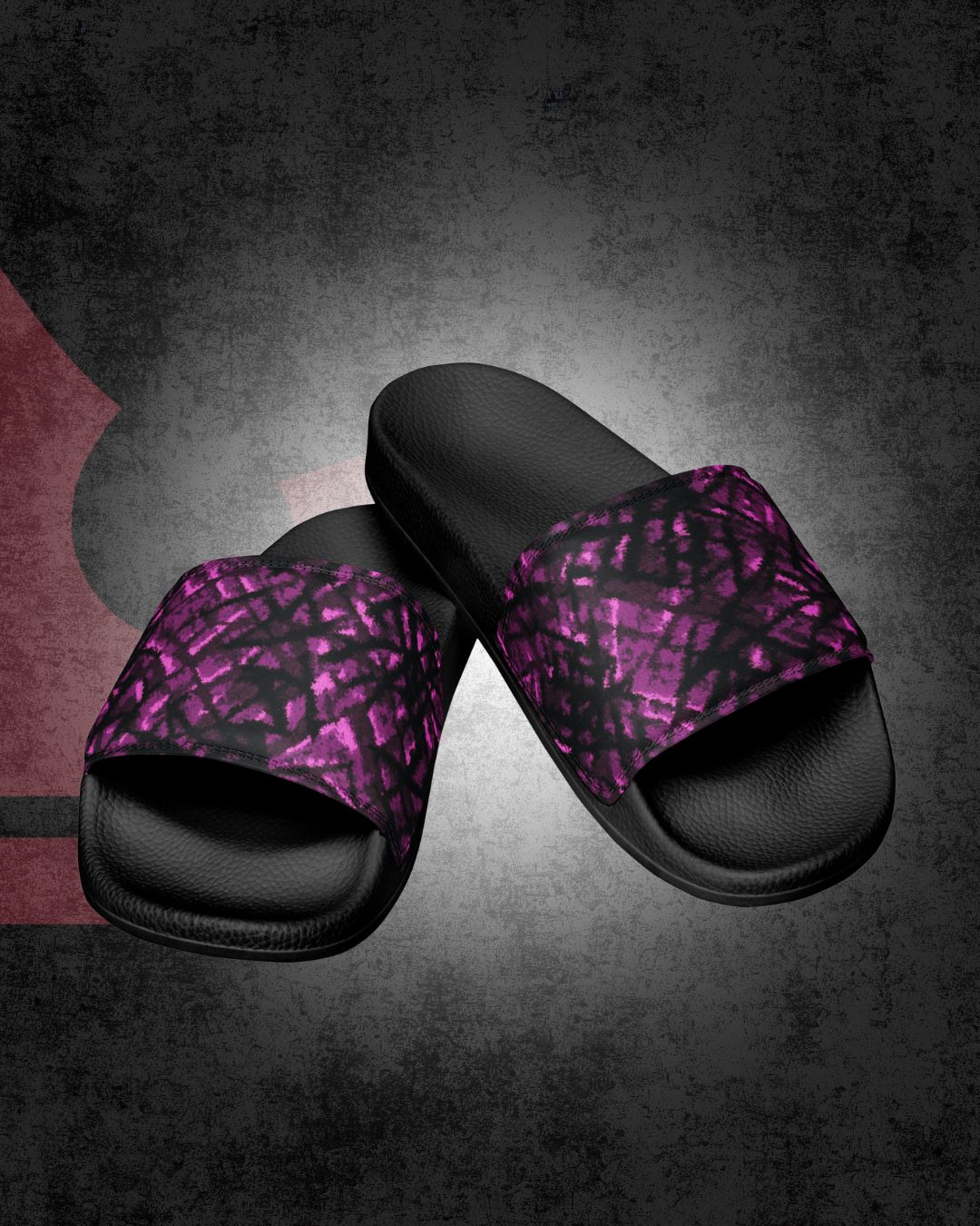 Danish pluche slides - Purple