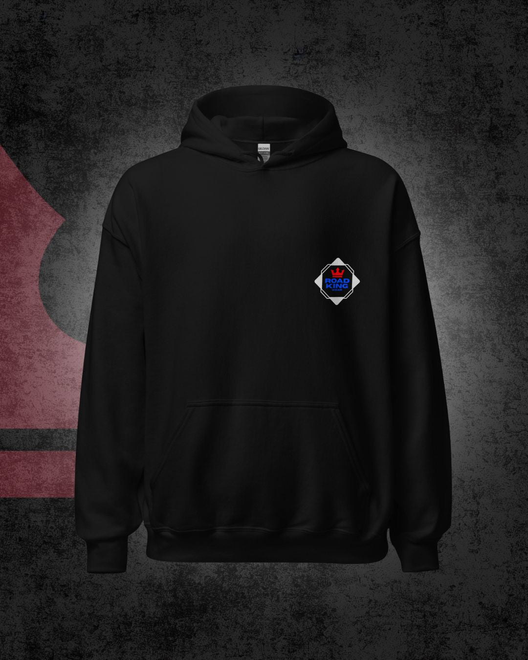 Danish Dice Oversized Hoodie Red