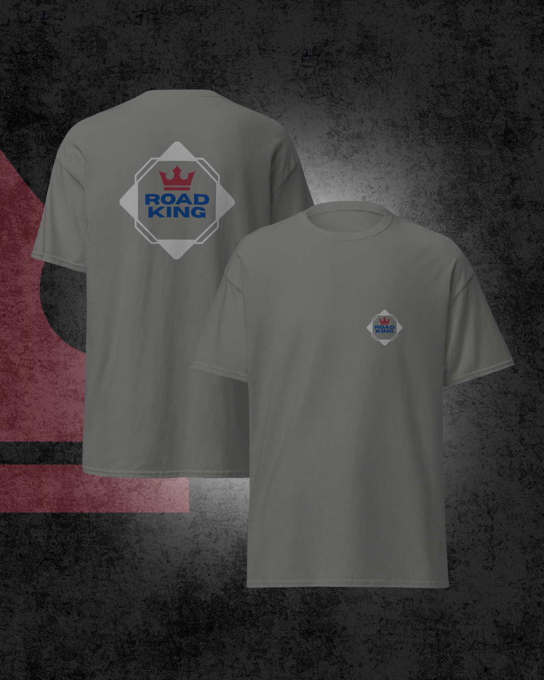 Road King original T-Shirt - Donker Grijs